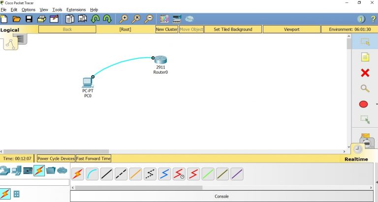 packet tracer router physical view 2019